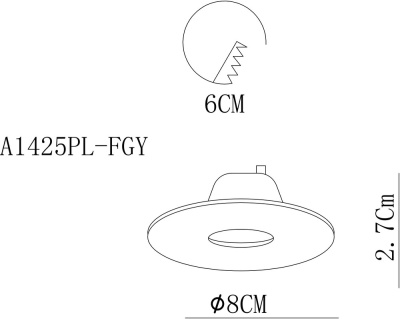 Точечный встраиваемый светильник Arte Lamp UOVO