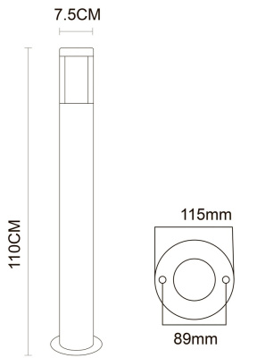 Ландшафтный светильник Arte Lamp PALETTO