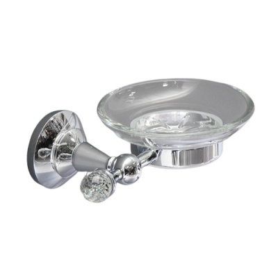 89705CT Мыльница стеклянная подвесная ELVAN