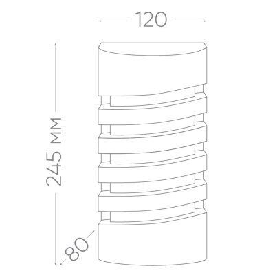 Светильник садово-парковый FERON DH0603