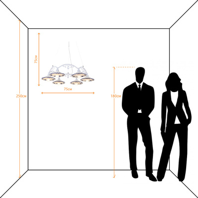 Подвесная люстра Arte Lamp ANNA