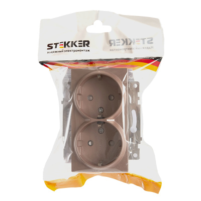 Розетка STEKKER GLS16-7114-02