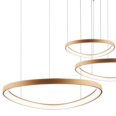 Подвесной светильник Zortes Innra ZRS.2556.03, Мощность - 146Вт, Тип лампы: Epistar LED, В -2000мм/350мм / Ш - 450мм+650мм+850мм