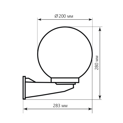 Светильник садово-парковый FERON НБУ 01-60-201