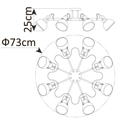 Люстра Arte Lamp MARTIN