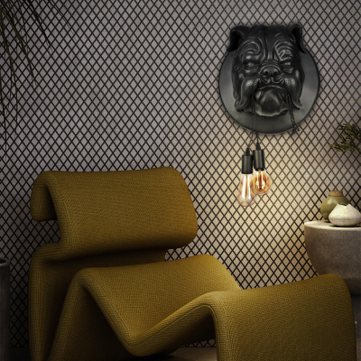 10177 Black Настенный светильник LOFT IT Bulldog