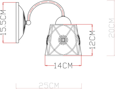 Бра Arte Lamp FORTUNA