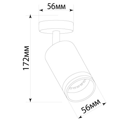 Светильник накладной светодиодный для акцентного освещения FERON HL201