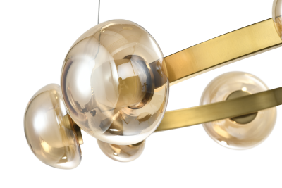 Люстра  подвесная ZORTES FRITTO ZRS.1215.09, Мощность - 36Вт, Тип лампы: LED, В -1600мм / Ш - ø680мм