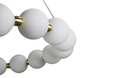 Люстра  подвесная ZORTES KRANZ ZRS.1585.18, Мощность - 80Вт, Тип лампы: LED, В -1580мм / Ш - 640мм / Ш - ø640мм