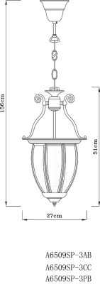 Подвесной светильник Arte Lamp RIMINI