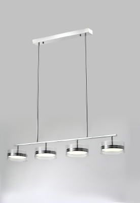 Люстра  подвесная ZORTES DONUT ZRS.1802.04, Мощность - 48Вт, Тип лампы: LED, В -1200мм / Ш - 1140мм