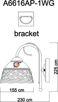 Бра Arte Lamp WICKER