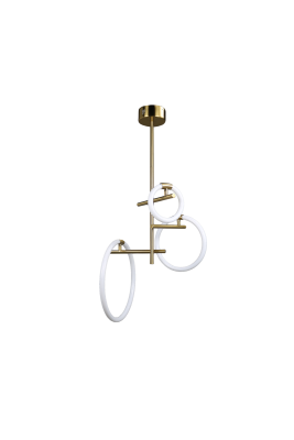 Подвесной Потолочный светильник ZORTES JESSY ZRS.01043.03, Мощность - 45Вт, Тип лампы: LED, В -1200мм/650мм / Ш - 400мм