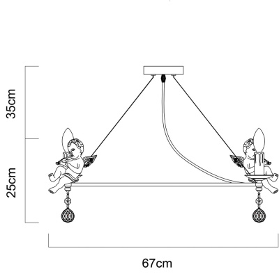 Люстра Arte Lamp AMUR