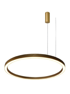 5369-60W-3000K-MtGl Люстра подвесная светодиодная матовое золото ELVAN