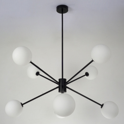 Cветильник на штанге Zortes Ragy ZRS.1883.8, Мощность - Зависит от лампы, Тип лампы: E14, В -450мм / Ш - ᴓ800мм