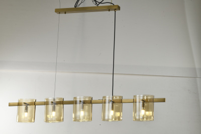 Люстра  подвесная ZORTES RONY ZRS.1200.05, Мощность - 50Вт, Тип лампы: G9, В -1500мм / Ш - 1200мм / Г - 170мм