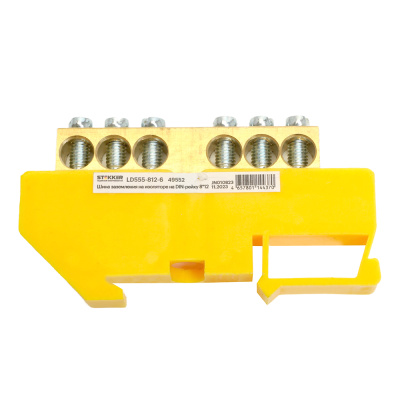 Шины N, PE, PEN, L, кросс-модули STEKKER LD555-812-6