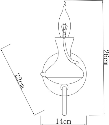 Бра Arte Lamp VASO