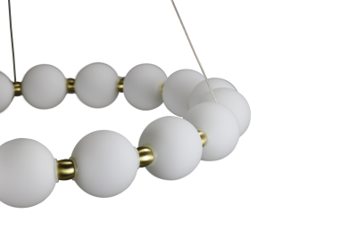 Люстра  подвесная ZORTES KRANZ ZRS.1585.18, Мощность - 80Вт, Тип лампы: LED, В -1580мм / Ш - 640мм / Ш - ø640мм