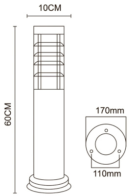 Ландшафтный светильник Arte Lamp PALETTO