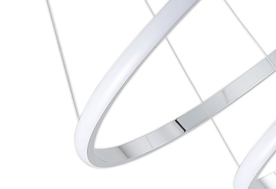 Светильник ZORTES RINGOLIGHT ZRS.33322.75C, Мощность - 75Вт, Тип лампы: LED, В - 1500мм / Ш - ø200/ø400/ø600мм