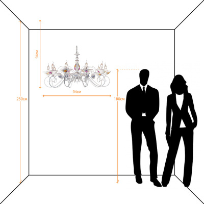 Подвесная люстра Arte Lamp FIORATO