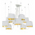 LOFT1163-10WH Люстра-паук LOFT IT Nuage