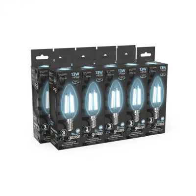 Светодиодная лампа Gauss Свеча 13W 1150Lm 4100K E14 103801213