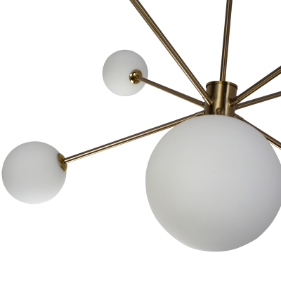 Cветильник на штанге Zortes Ragy ZRS.1893.08, Мощность - Зависит от лампы, Тип лампы: E14, В -450мм / Ш - ᴓ800мм