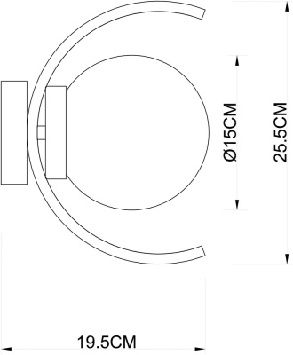 Настенный светильник Arte Lamp CLAUDIA