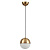 4960/1 PENDANT ODL22 471 античн.бронза/металл/белый/стекло Подвес E27 1*40W PINGA