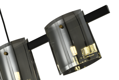 Люстра  подвесная ZORTES RONY ZRS.1209.01, Мощность - 50Вт, Тип лампы: G9, В -1500мм / Ш - 1200мм / Г - 170мм