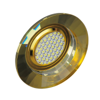 8160-MR16-5.3-Yl-Gl Светильник точечный желтый-золотой