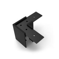 Коннектор накладной потолочный 40x40 черный