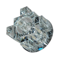 1037 A Точечный светильник прозрачный G4(квадратное основание)