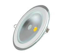 703R-15W-3000K-Wh Светильник светодиодный встраиваемый