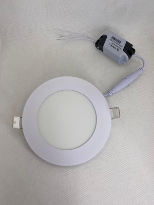 102R-6W-3000K-Wh Cветильник светодиодный встраиваемый