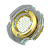 40264-MR16-5.3-Cl-Gl Светильник точечный прозрачный-золотой