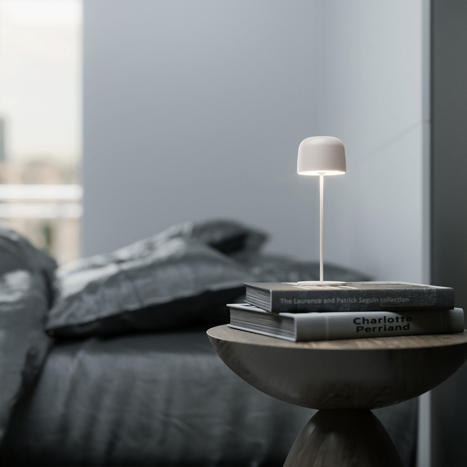 Светильник светодиодный настольный Bitty бежевый